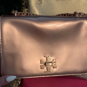 Rose gold tory burch crossbody